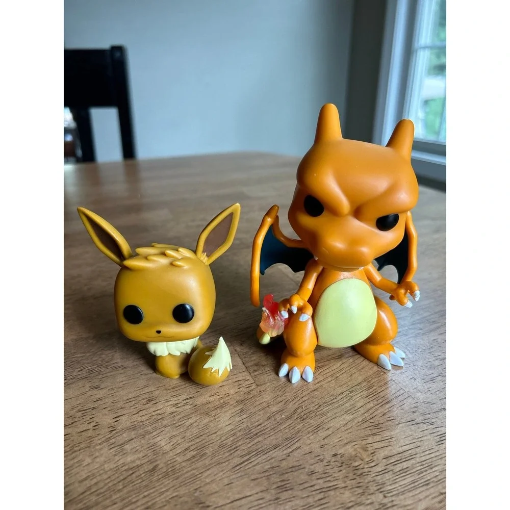 Funko Pop Pokemon Charizard 843 and Eevee 577 Vinyl Figures Lot DRM210708 2021